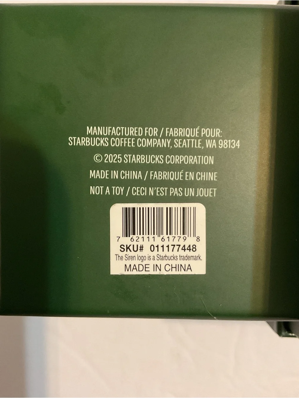 Starbucks Limited Ed 14oz Ribbed Mug w/ Gold Siren Medallion Cup & Latte Charm